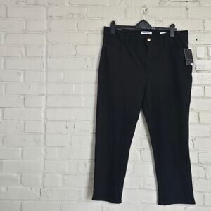 ​Nine West Jeans Black Straight Leg High Rise Stretch Pants | 16W | New With Tag
